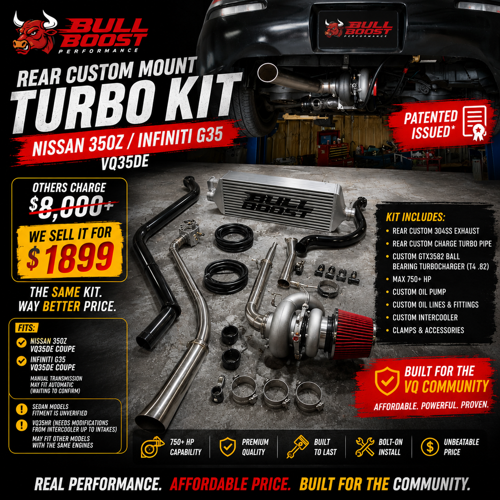 The Affordable Rear Mount Turbo Kit the VQ35 Community Has Been Waiting For