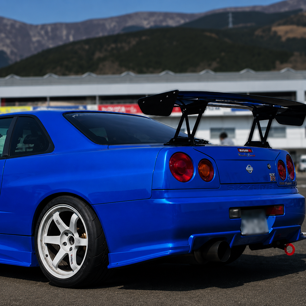 Nissan Skyline R32, R33 & R34 Carbon Fiber Parts | Premium Dry Carbon Components by Bull Boost Performance
