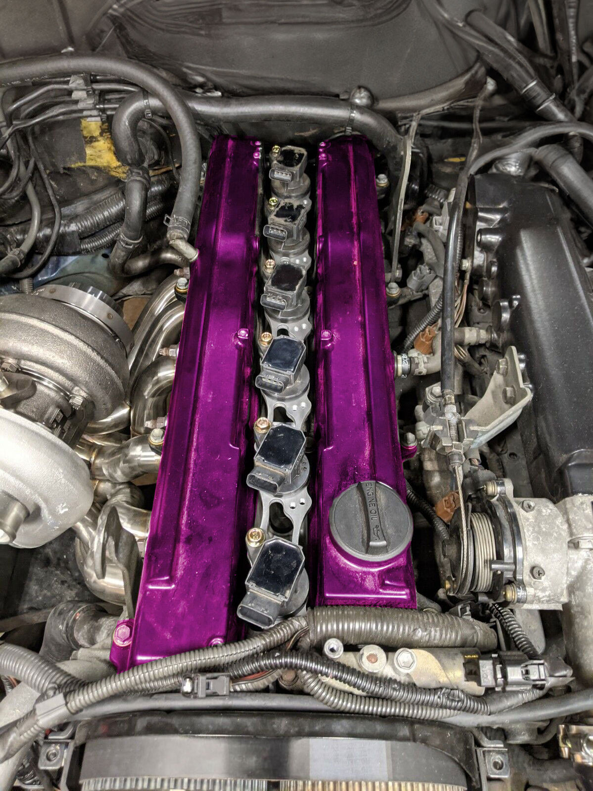 1JZ 2JZ Coil on Plug Conversion Bracket 1ZZ/1NZ Smart Coils VVTI Non V ...