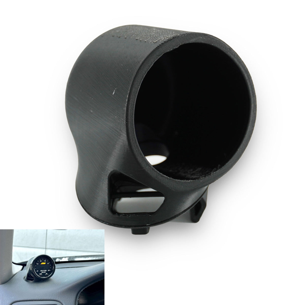 BLOX Racing 96-00 Honda Civic Right Hand Drive Pillar Pod Gauge Mount - 1 Gauge main image 1
