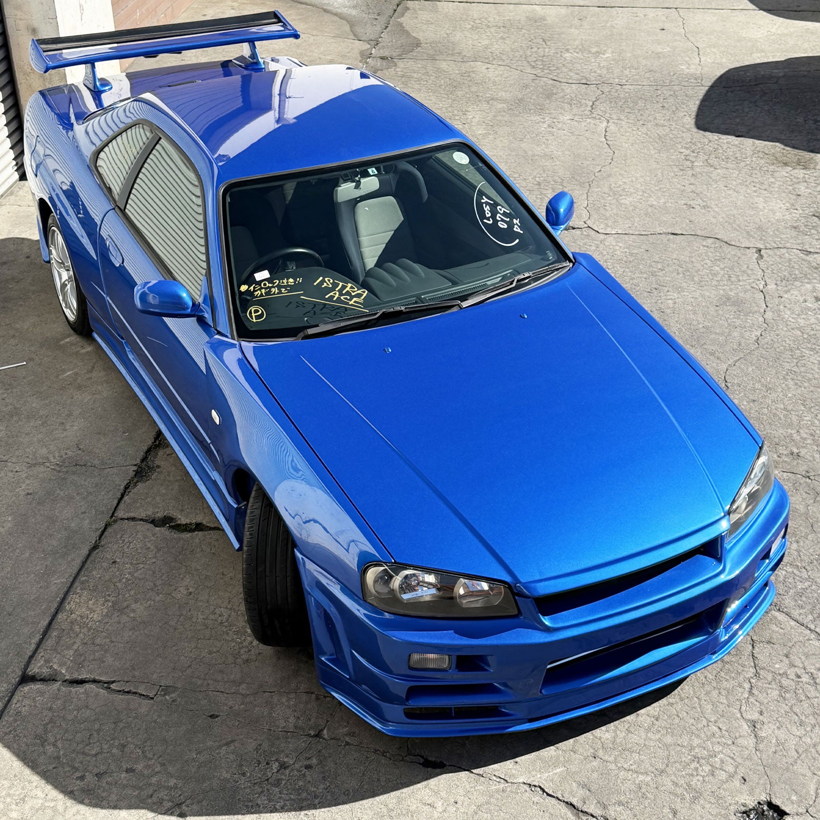1998 Nissan Bayside Blue Skyline R34 GTT