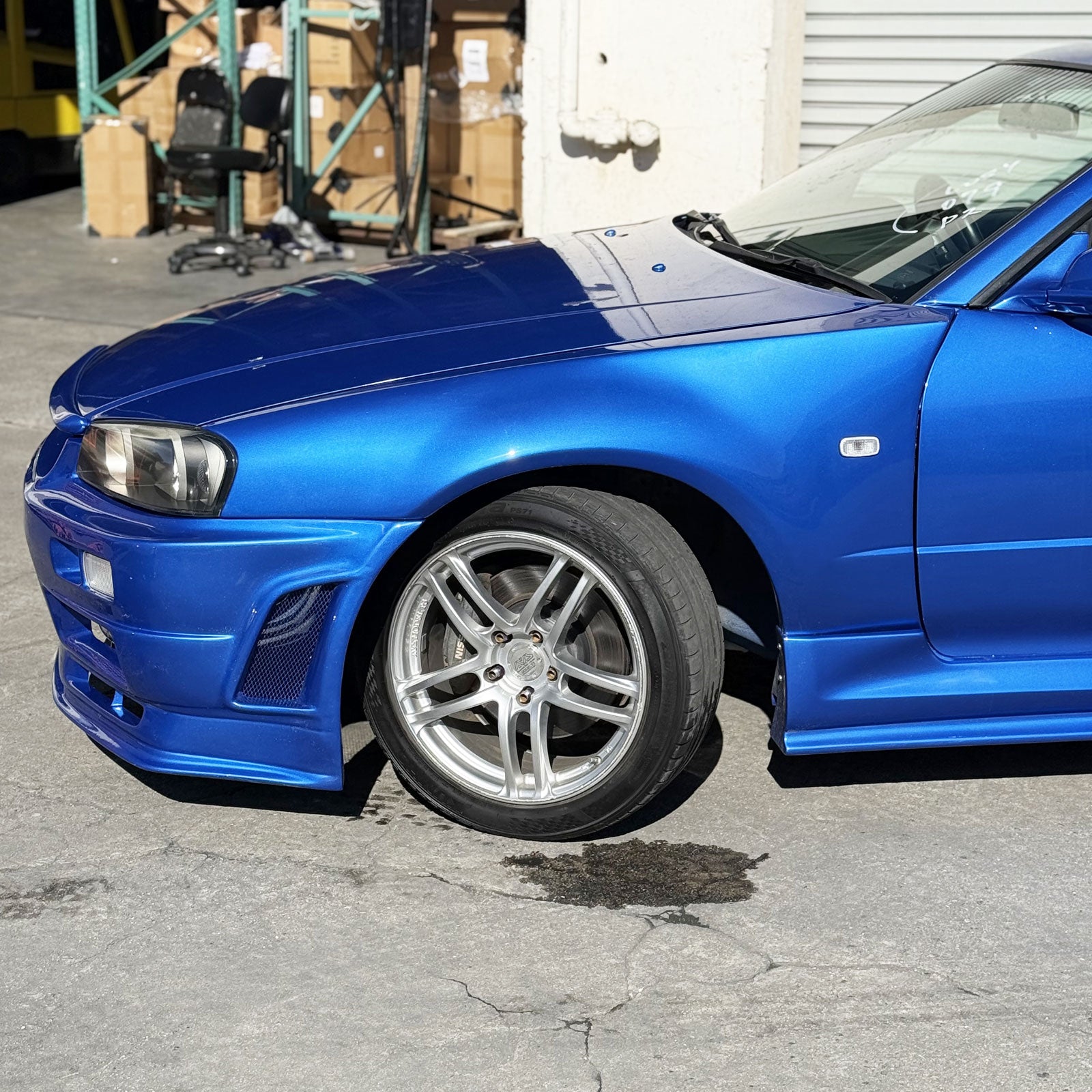1998 Nissan Bayside Blue Skyline R34 GTT