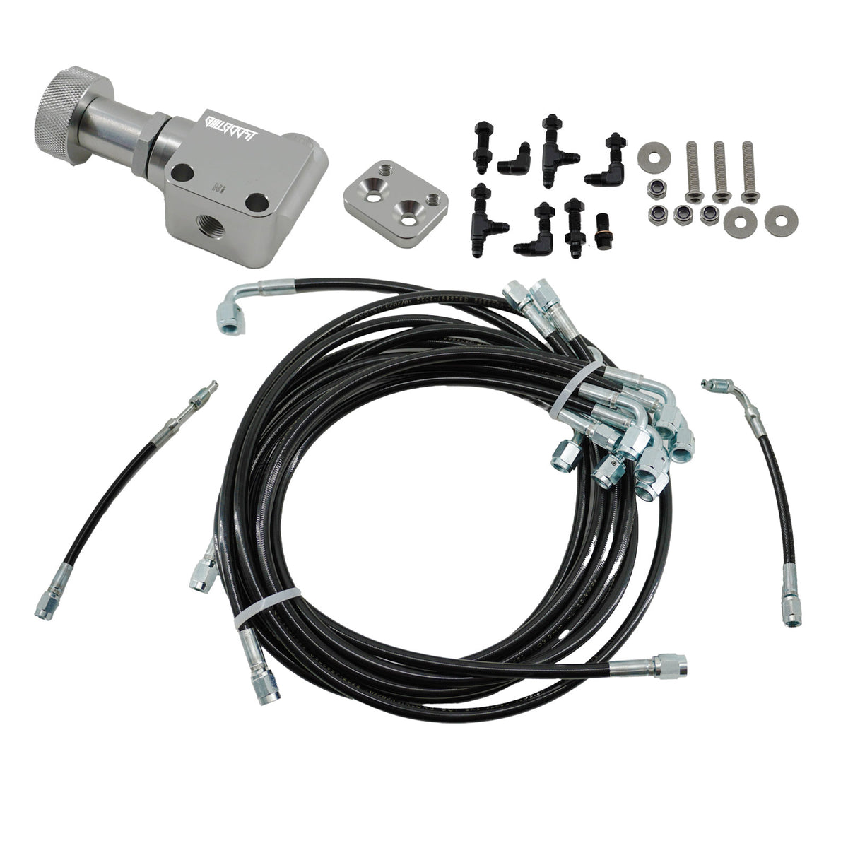 Interior Brake Line Tuck Kit Prop Valve for Honda Civic EG Del Sol Acu