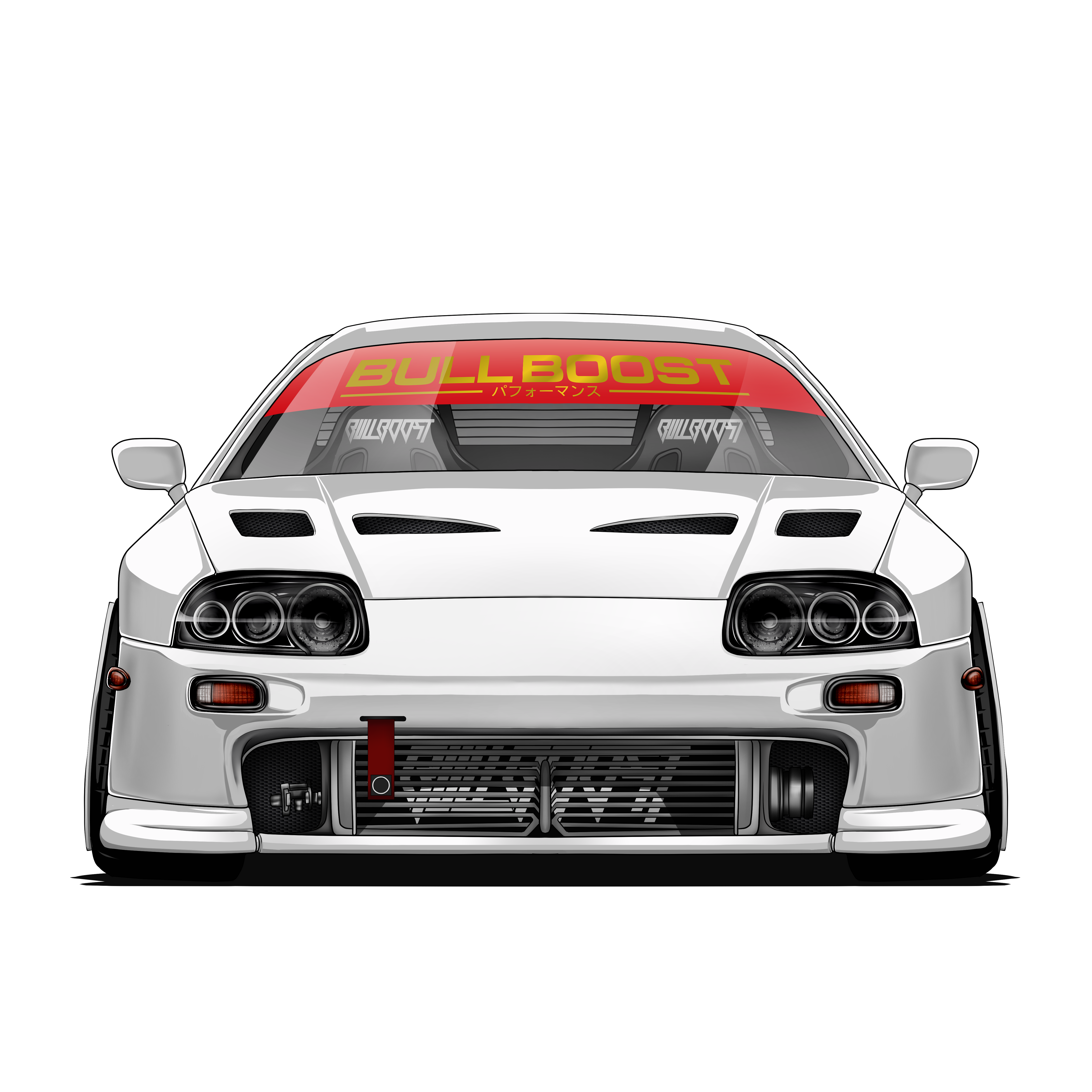 Bull Boost Vinyl Window Banner | 45 ENTRIES