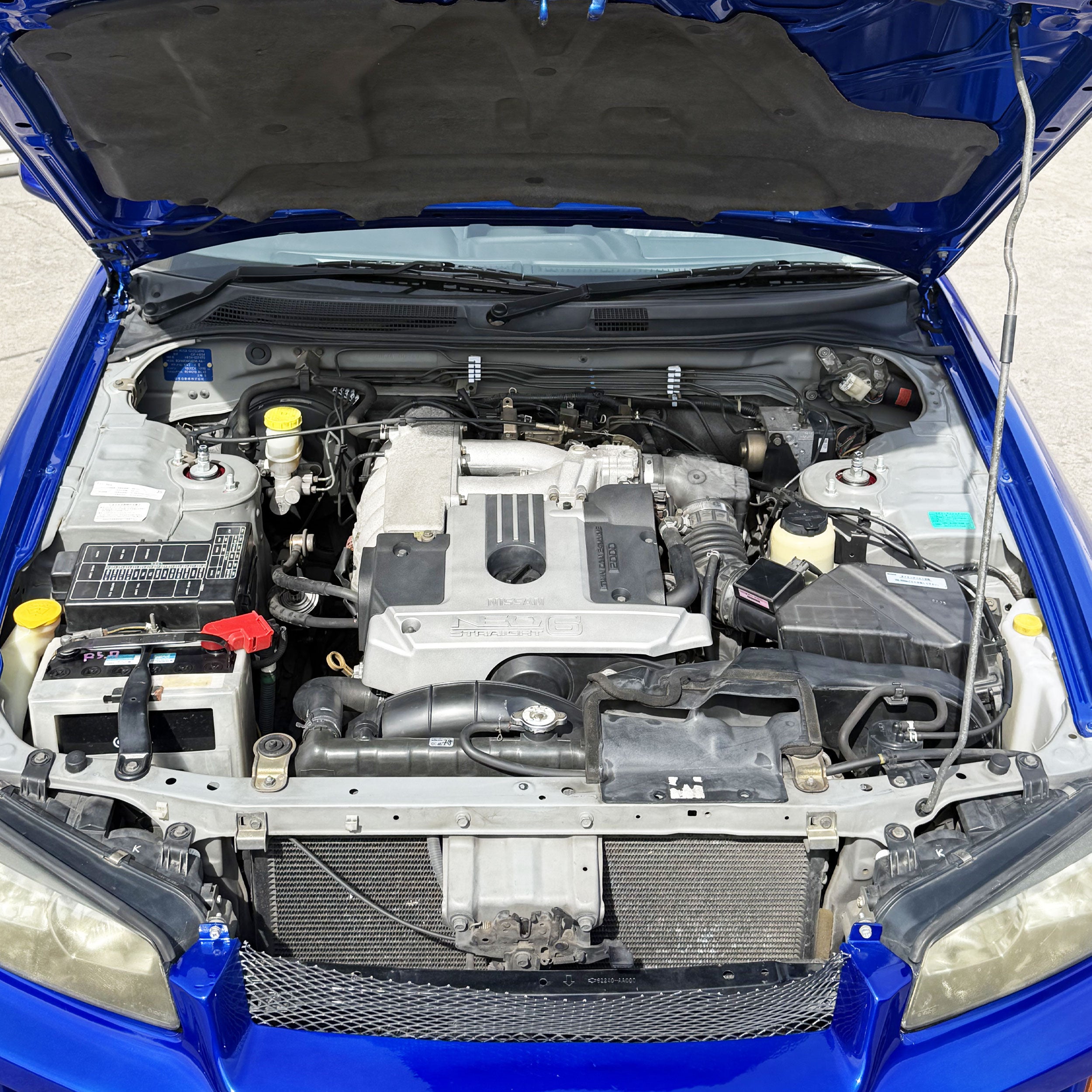 2000 Nissan Bayside Blue Skyline HR34 GT