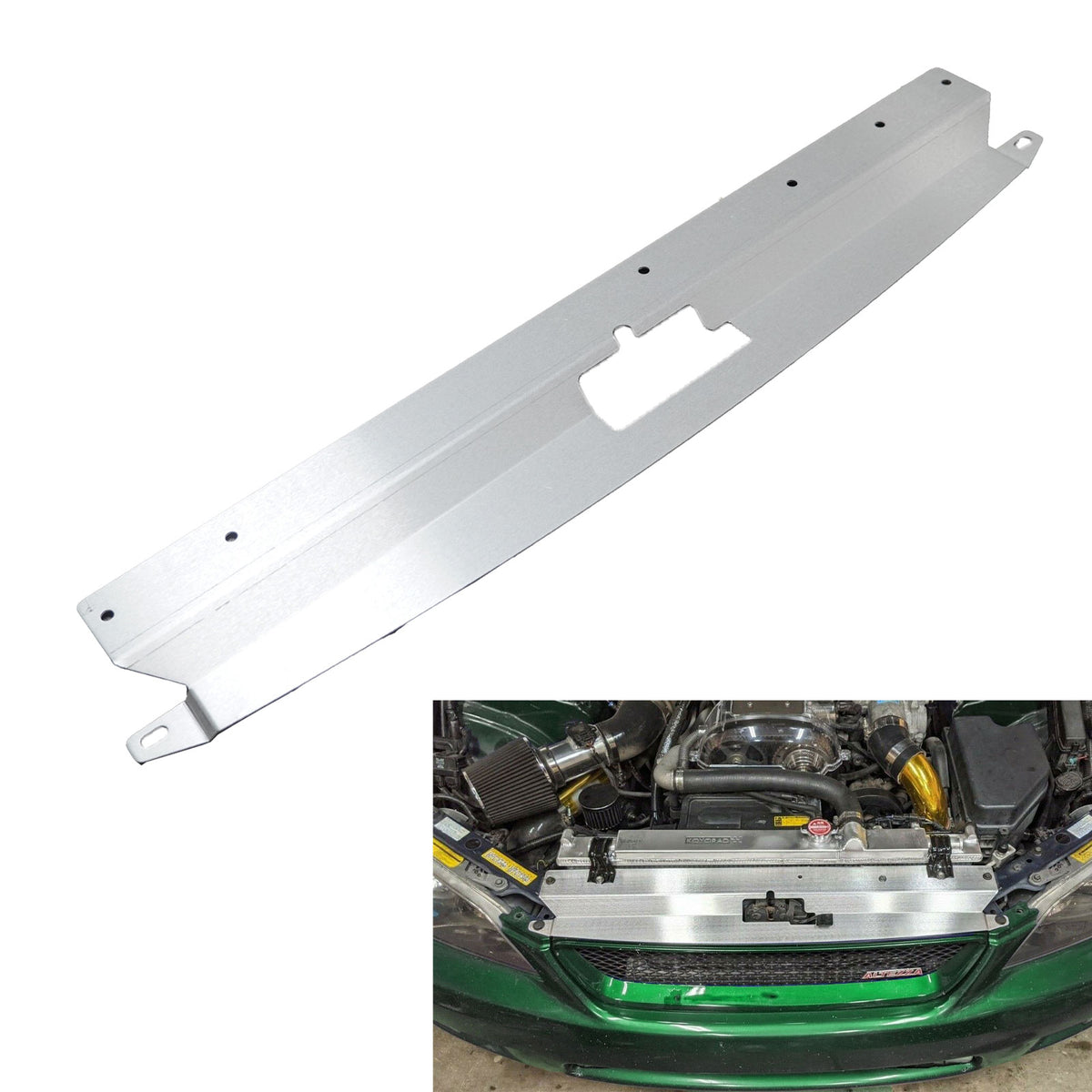 Radiator Cooling Panel Plate Slam Cover Aluminum For Lexus IS300 Toyot ...