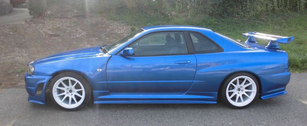 1998 Nissan Skyline R34 GTT Bayside Blue