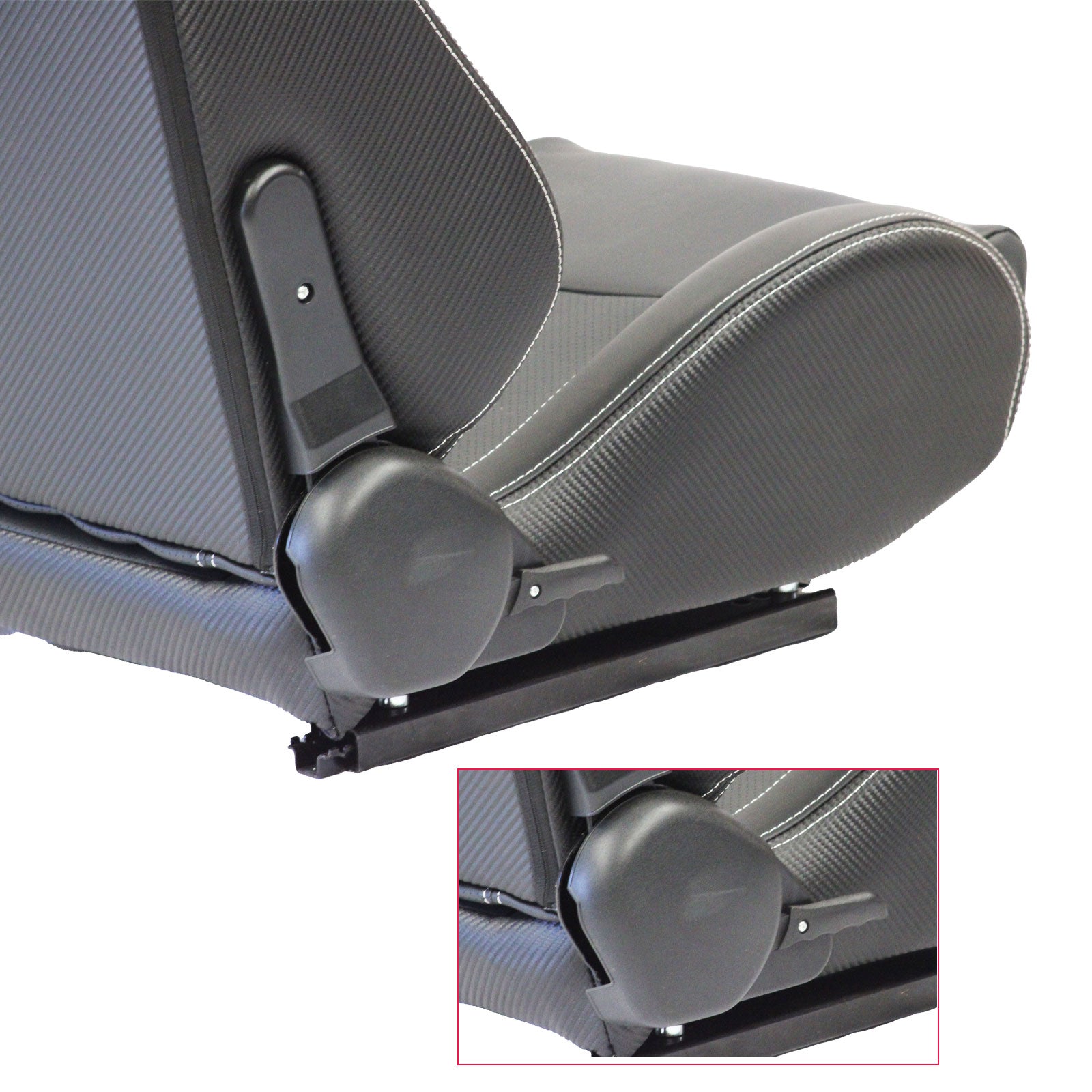 PAIR Leather Reclinable Racing Bucket Seat | 1,000 ENTRIES