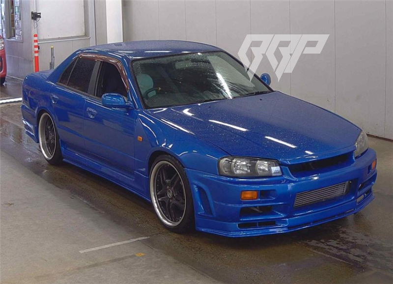 1998 Nissan Skyline R34 GTT Sedan Bayside Blue