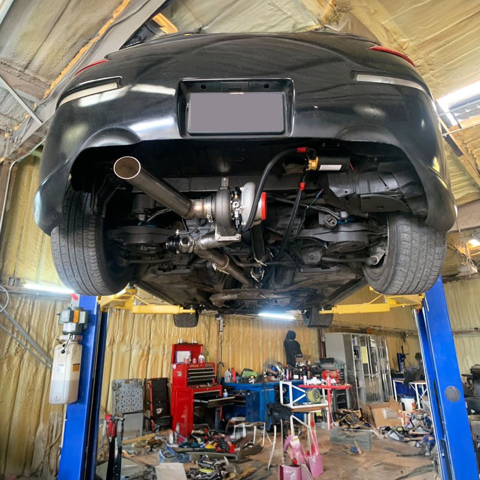 Rear Custom Mount Turbo Kit For Nissan 350Z Fairlady Z33 Infiniti G35 ...
