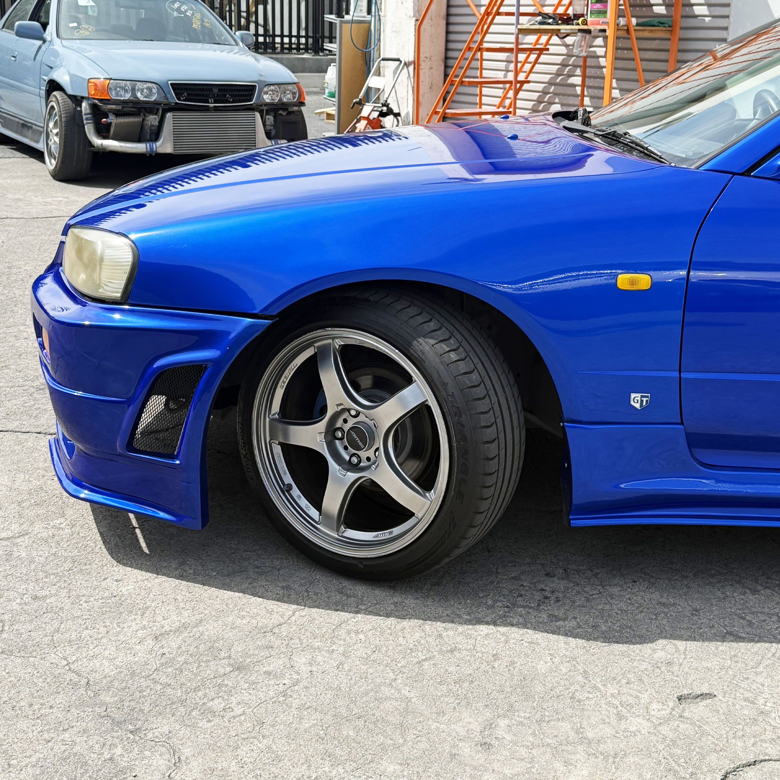 2000 Nissan Bayside Blue Skyline HR34 GT