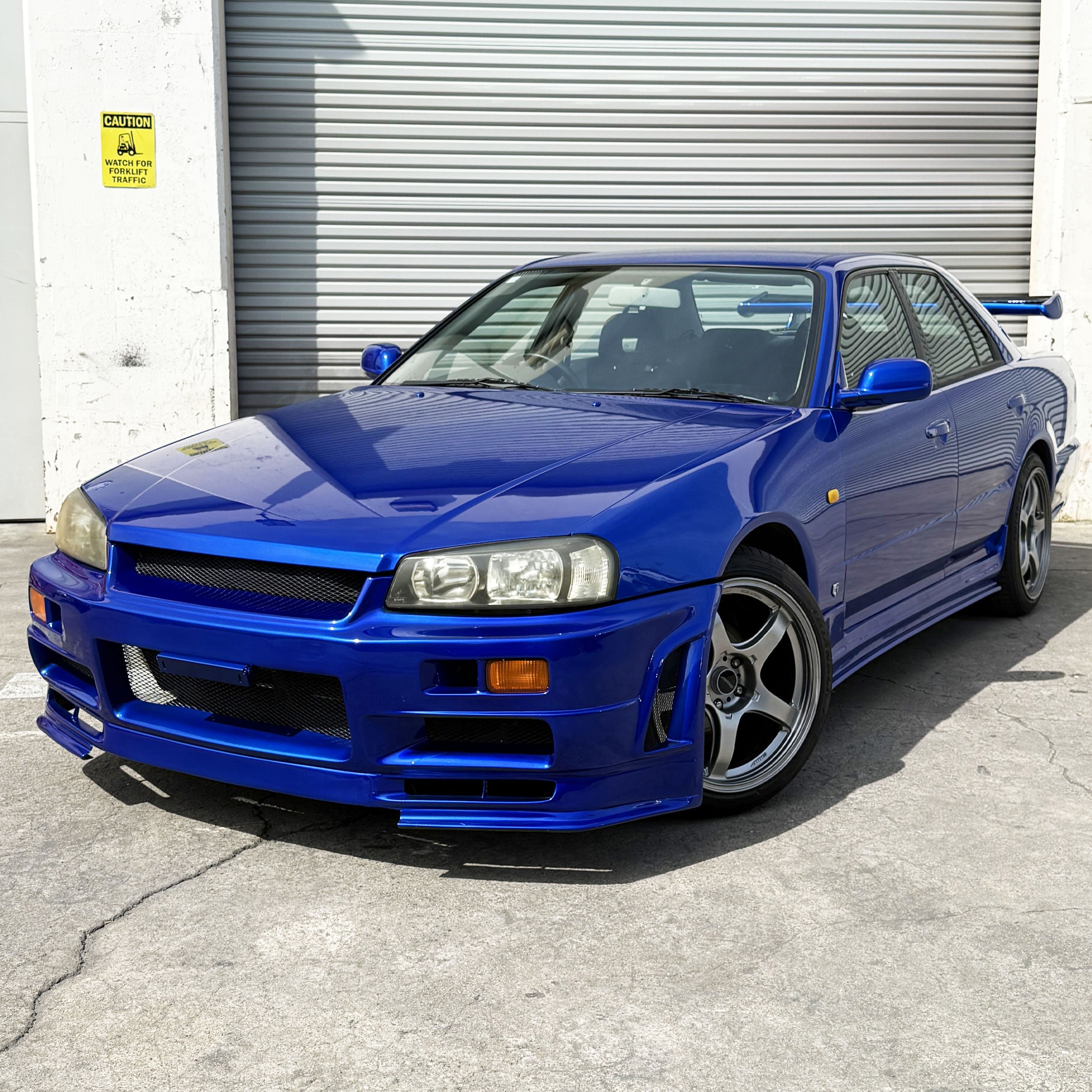 2000 Nissan Bayside Blue Skyline HR34 GT