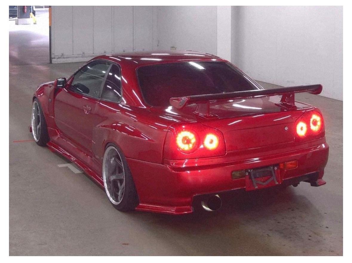 1998 Nissan Skyline R34 GTT Red Crystal Metallic