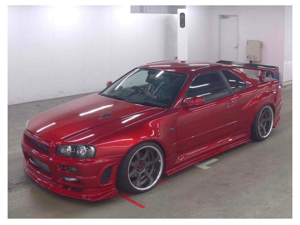 1998 Nissan Skyline R34 GTT Red Crystal Metallic