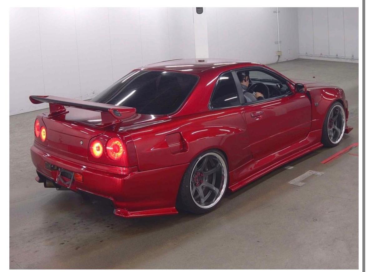 1998 Nissan Skyline R34 GTT Red Crystal Metallic