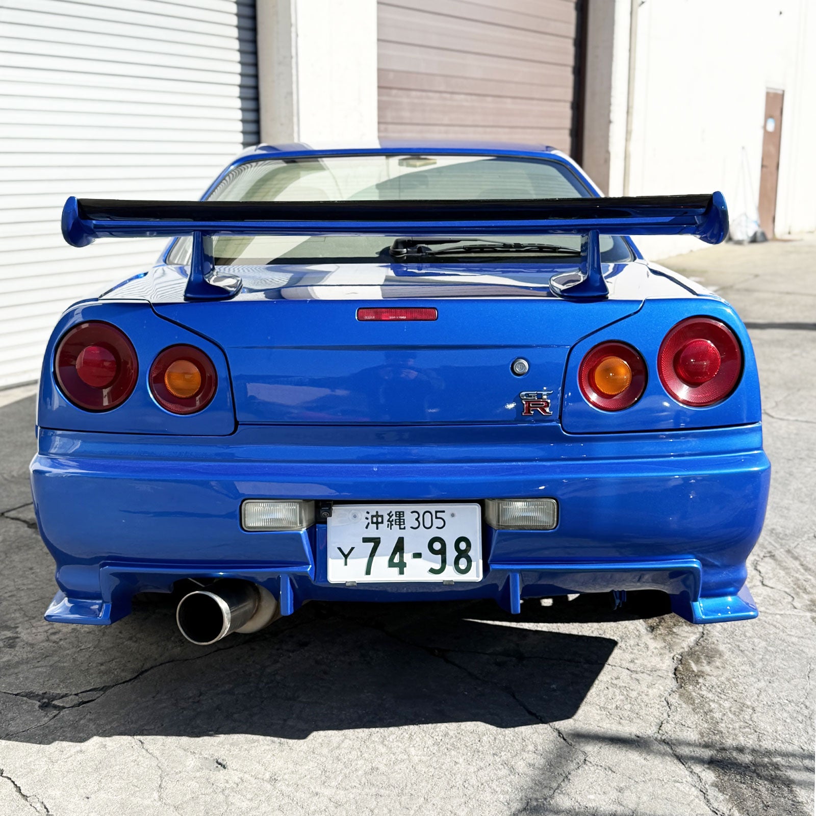 1998 Nissan Bayside Blue Skyline R34 GTT