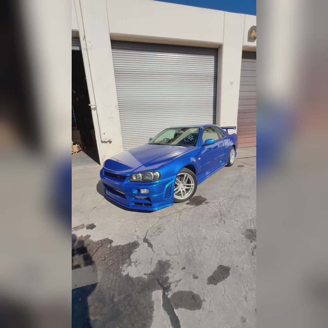 1998 Nissan Bayside Blue Skyline R34 GTT