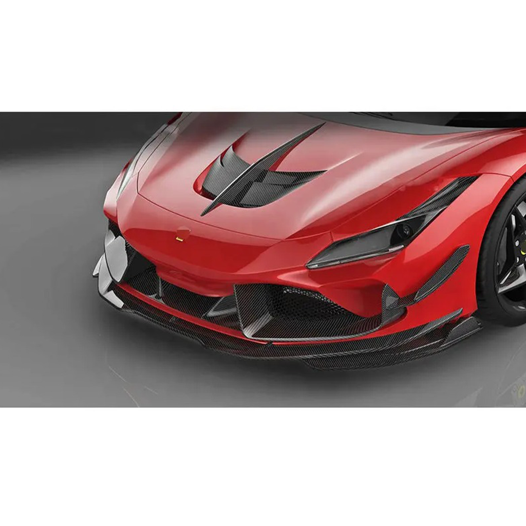 Carbon Fiber Front Splitter Lip for Ferrari F8 Tributo Spider– Bull ...