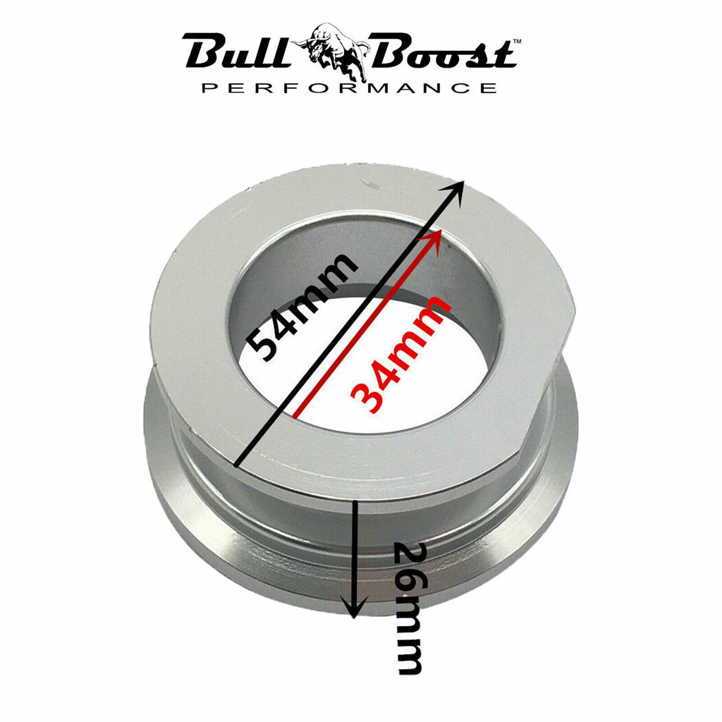 Billet CNC Aluminum Blow Off Valve Adapter Flange for Ssqv To TiAL 50mm BOV - Bull Boost Performance
