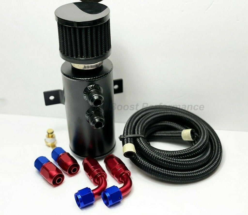 Vented Oil Catch Can AN10 For Honda Acura B Series B16 B18 B20 10AN ...