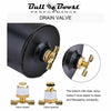 Pro Series Baffled 0.75L 10AN Oil Catch Can Hose Kit and Fittings Universal AN10 - Bull Boost Performance