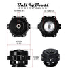 Q BV50 Black 50mm Blow Off Valve (BOV) - Up to 35PSI - 6PSI + 18PSI Springs - Bull Boost Performance
