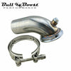 Stainless Downpipe Elbow 90° Holset Turbo HY35 HX HE351 V-band Flange Clamp - Bull Boost Performance