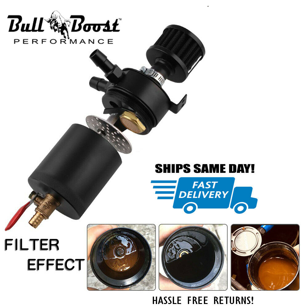 Aramox Oil Catch Can Kit, Universal Car Oil Tank Reservoir Catch Can Kit 500ml Aleación de Aluminio Accesorio de modificación automática Aramox Oil Catch Can Kit, Universal Car Oil Tank Reservoir Catch Can Kit 500ml Aleación de Aluminio Accesorio de modificación automática