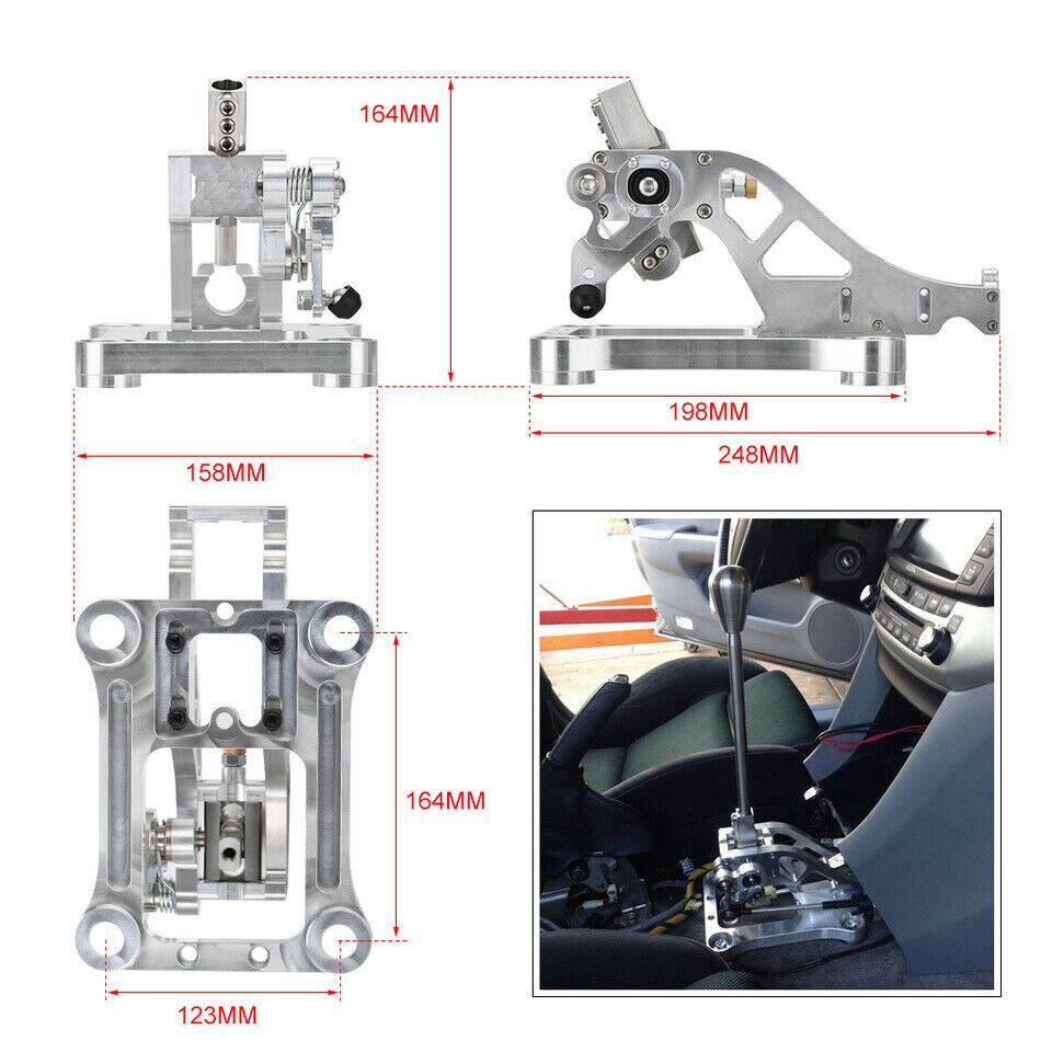 Billet Shifter Box Assembly for 03-07 Honda Accord CL7 CL9 & 04-08 Acu ...