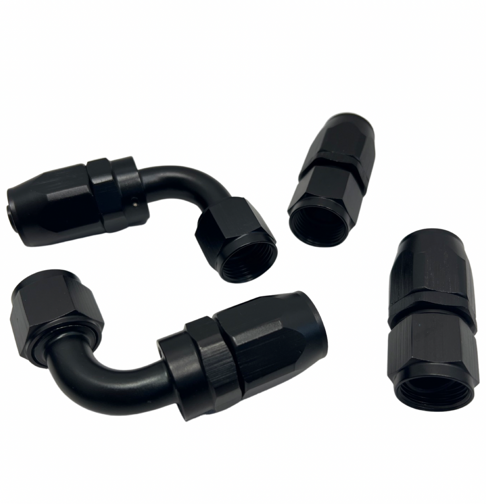 Pro Series Baffled 10AN Oil Catch Can Hose Kit and Fittings Universal Bull Boost Performance