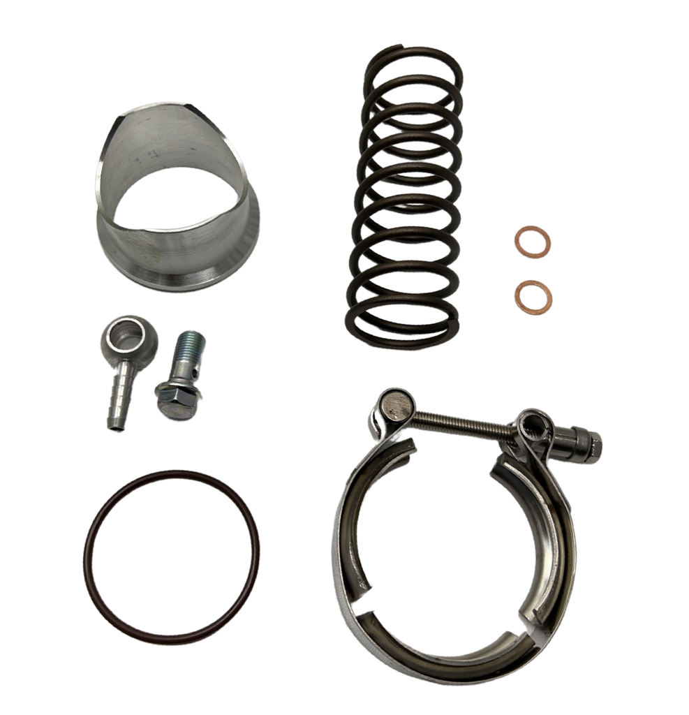Q BV50 Stye BLACK 50mm Blow off Valve BOV 6PSI + 18PSI Springs PERFORMANCE - Bull Boost Performance