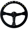 Deadboyz Infiniti G35 G37 Suede 3"Deep Dish Steering Wheel + Quick Release Short Hub Adapter - Bull Boost Performance