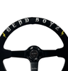 Deadboyz Infiniti G35 G37 Suede 3"Deep Dish Steering Wheel + Quick Release Short Hub Adapter - Bull Boost Performance