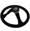 Deadboyz Infiniti G35 G37 Suede 3"Deep Dish Steering Wheel + Quick Release Short Hub Adapter - Bull Boost Performance