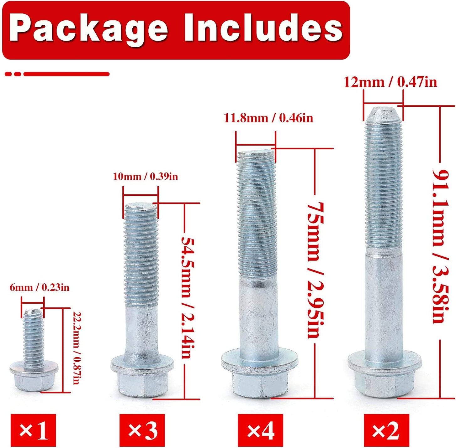 Honda B-Series Transmission Bolt Kit - Complete Engine To Transmission Bolt Set