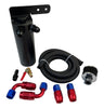 Red Universal Oil Catch Can XL 2Port -6AN + Mounting Bracket Kit + Filter 7.50z - Bull Boost Performance