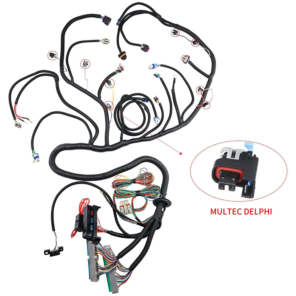 LS T56 DBW STANDALONE WIRING HARNESS or Non-Electric Tran 4.8 5.3 6.0 - Bull Boost Performance